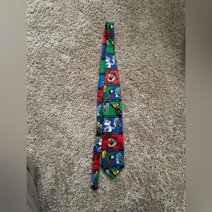 Vintage Looney Tunes Stamp Collection Tie